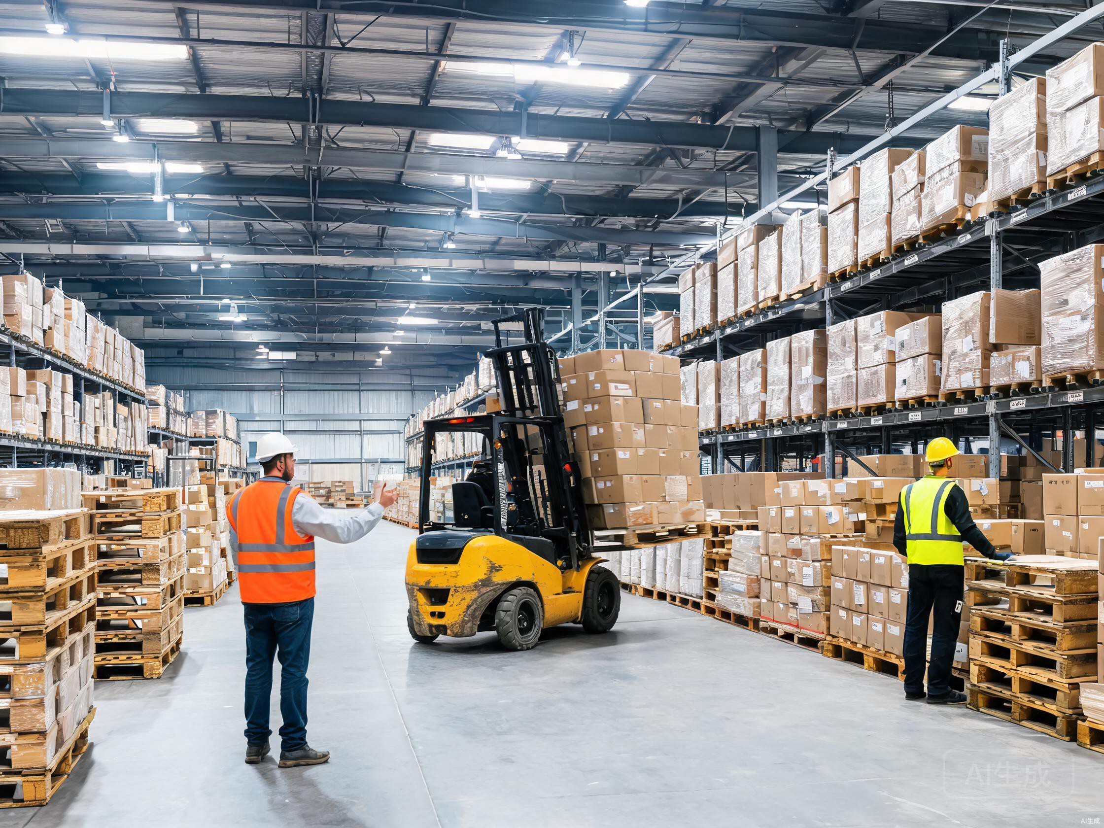 Warehouse cross-docking operation with pallet handling in Western Sydney